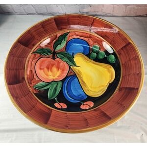 Bella Ceramic Decorative Serving / Pasta Bowl ~ Fruit ~ LARGE 14" Apple, Pear
